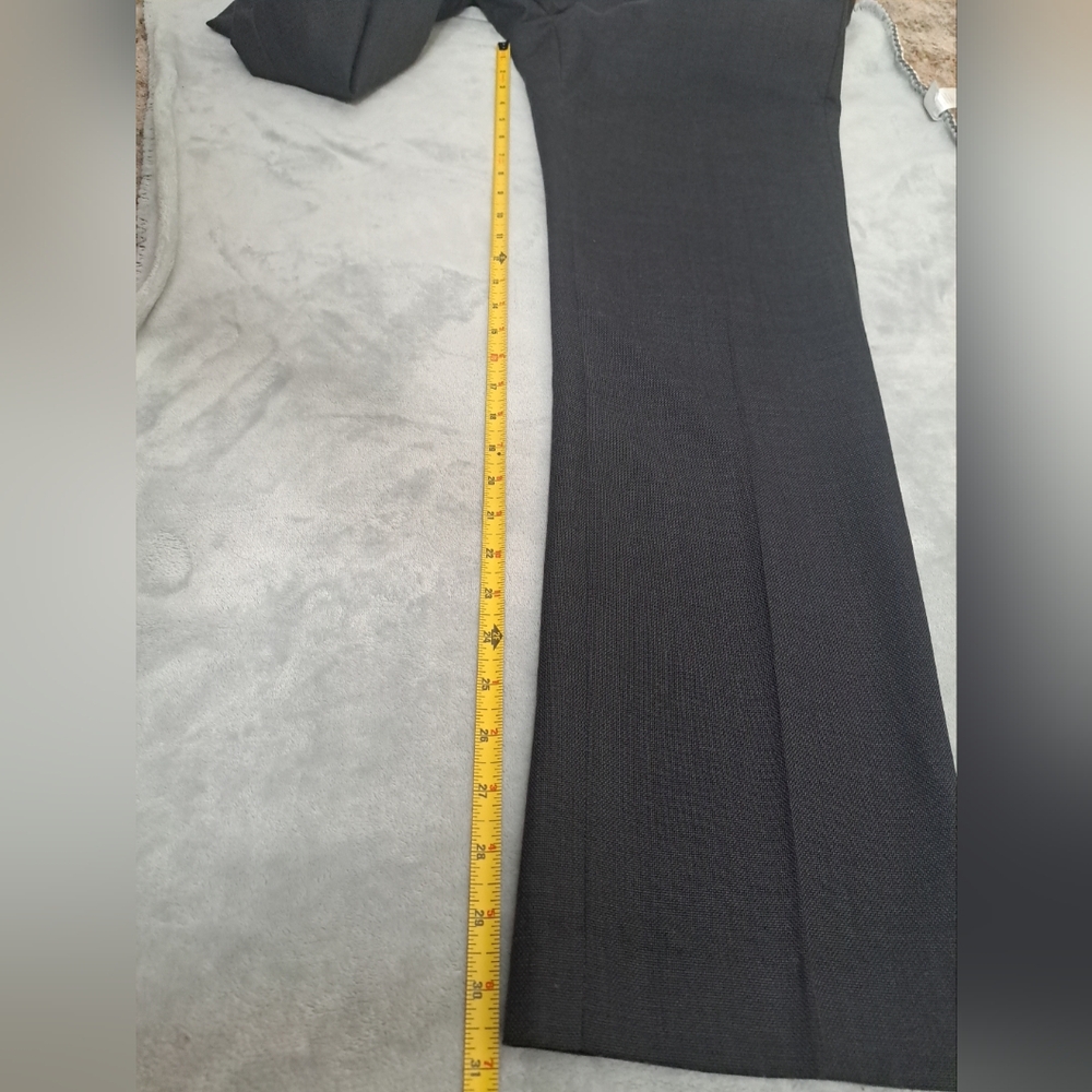 Raymond Men's Dress Pants Office Business Wool Blend Dark Gray Size 34 - Picture 15 of 16